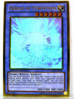 Yugioh - 1x Herald of Perfection - Ghost Rare - GLD5 | eBay Yugioh - 1x Herald of Perfection - Ghost Rare - GLD5 | eBay