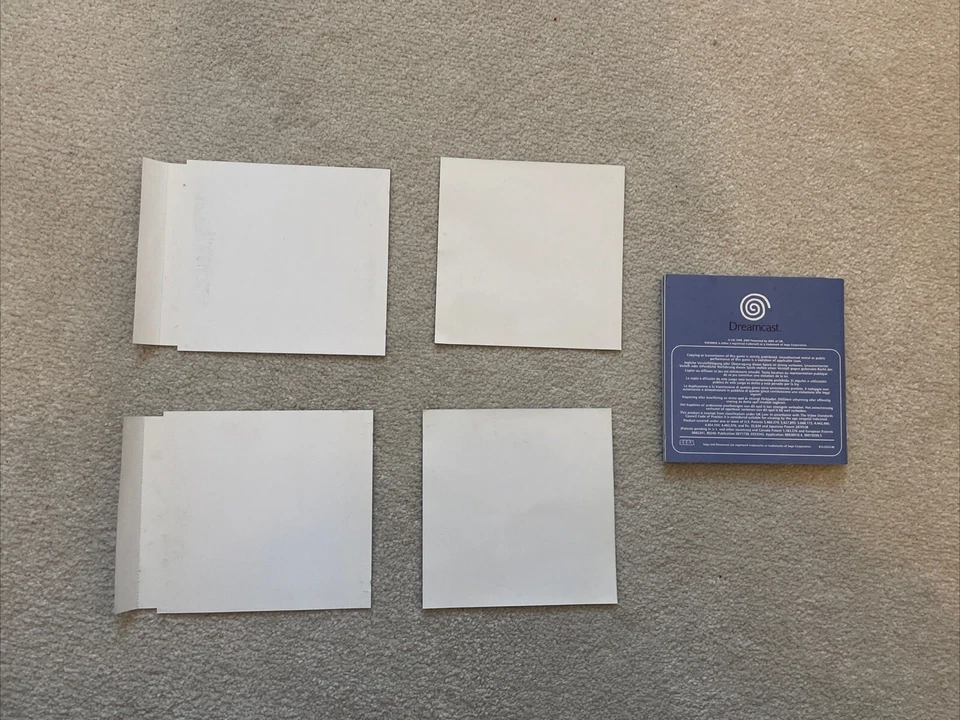 Dreamcast Shenmue Manual And All In Lays - Front And Rear Box Art Only NO Game O - Image 2 of 2