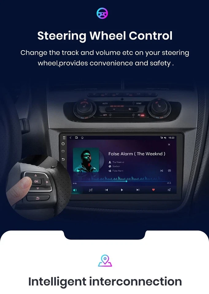 Autoradio Para Seat Altea 2004-2015 6G+ 128GB 4G+ Wifi 8Core Carplay Wireless BT - Imagen 4 de 4