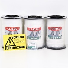 Breitband 40mm 600m Weidezaunband Elektro Weidezaun Band Elektrozaun Weideband