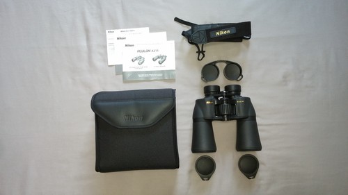 Nikon 12x50 Aculon A211 Binocular (Black) FOCUS MISALIGNED - Picture 2 of 4