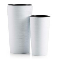 Howhomely Pflanztopf ÜBertopf Blumentopf BlumenküBel Weiß 2Er Set Deko Modern