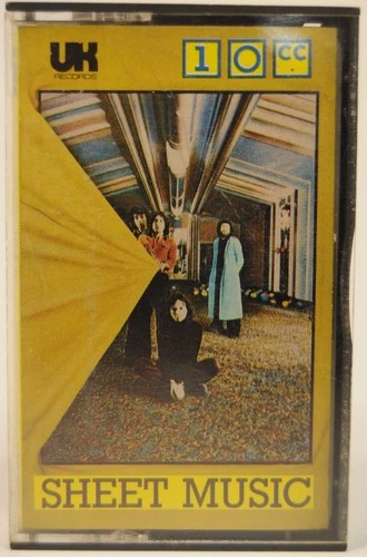 10cc - Sheet Music - Cassette Tape - UK Records - KUKC 1007 - 1974 - Free P&P
