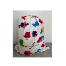 Kids Cotton Drawstring Bag 60x50 cm 100 cotton Love Birds