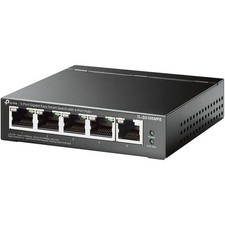TP-Link TL-SG105MPE 5-Port Gigabit Easy Smart Switch with 4-Port PoE 