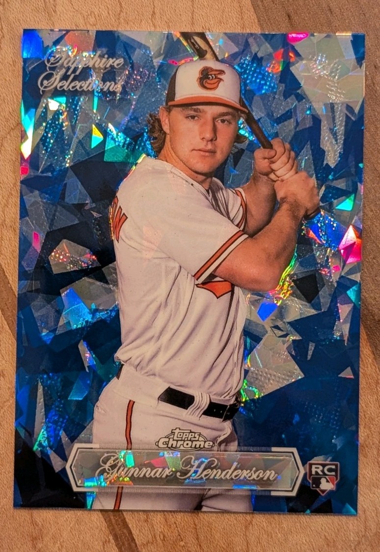 2023 Topps Chrome Sapphire Sapphire Selections Gunnar Henderson #SS3 RC Rookie