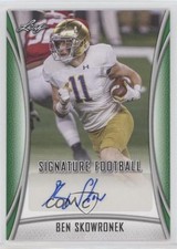 2021 Leaf Signature Green Ben Skowronek #BA-BS1 Auto ni4