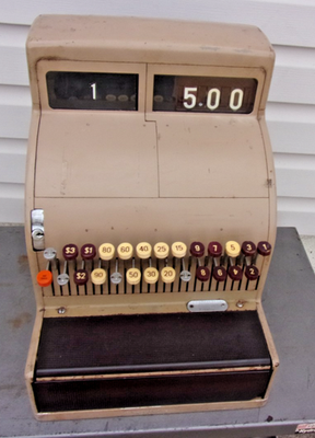 Vintage National Cash Register NCR 1950's 126 | eBay