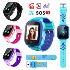 4G Kids Smart Watch Phone Watch Two-way Video Call GPS SOS Android/iOS For Gift
