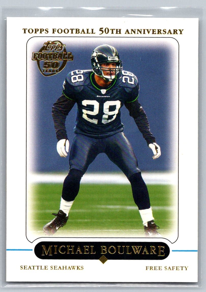 Michael Boulware 236 2005 Topps 1st Edition Seattle Seahawks Card