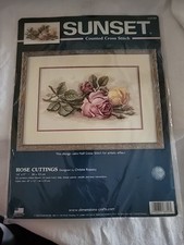 Dimensions Rose Cuttings Peace Love Colors Counted Cross Stitch Kit 13720 New