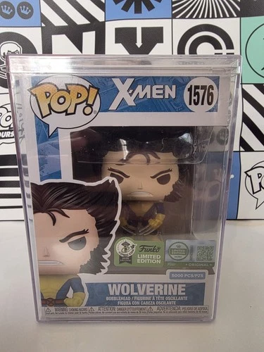 Funko Pop! Wolverine (Classic Unmasked) #1576 w/ Protector LE 5000 ECCC In Hand