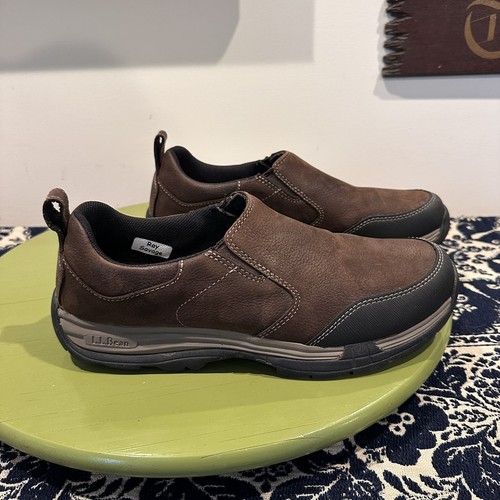 LLBean Traverse Slip On Leather Casual Shoes Brown Men’s Sz 10 Walking 507184 - Bild 10 von 10