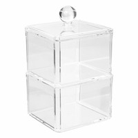 5Five Simply Smart Kosmetik-Aufbewahrungsdose Selena 2-Tlg., Kunststoff, 16.7 Cm