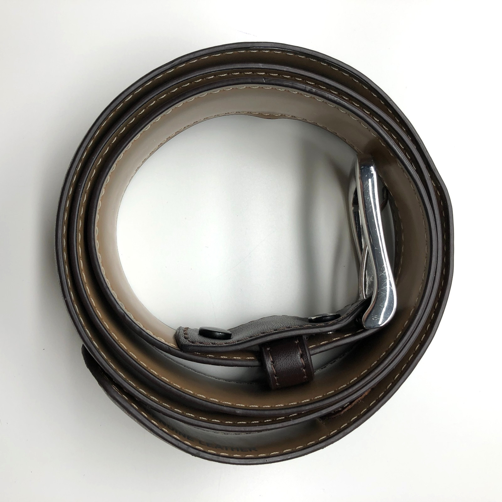 Nocona Belt Co. Dress Belt N1410802 Brown Mens Sz 36 Genuine Leather 1 1/8"