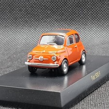 Kyosho Fiat 500 F Diecast Model Car 1:64 Scale Miniature Vehicle