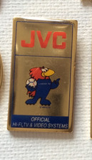 France 98 World Cup Mascot Footix & Sponsor JVC Badge