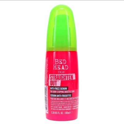 TIGI Bed Head Straighten Out Anti Frizz Serum for Smooth Shiny Hair 3.38 oz