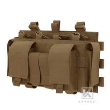 KRYDEX Tactical MF IV Placard Magazine Pouch Front Panel for Vest Coyote Brown