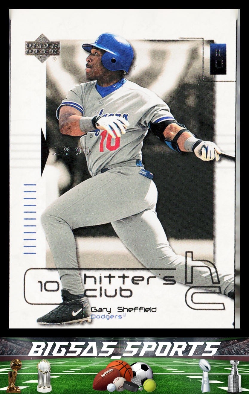 Gary Sheffield 2000 Upper Deck Hitter's Club #18 Los Angeles Dodgers