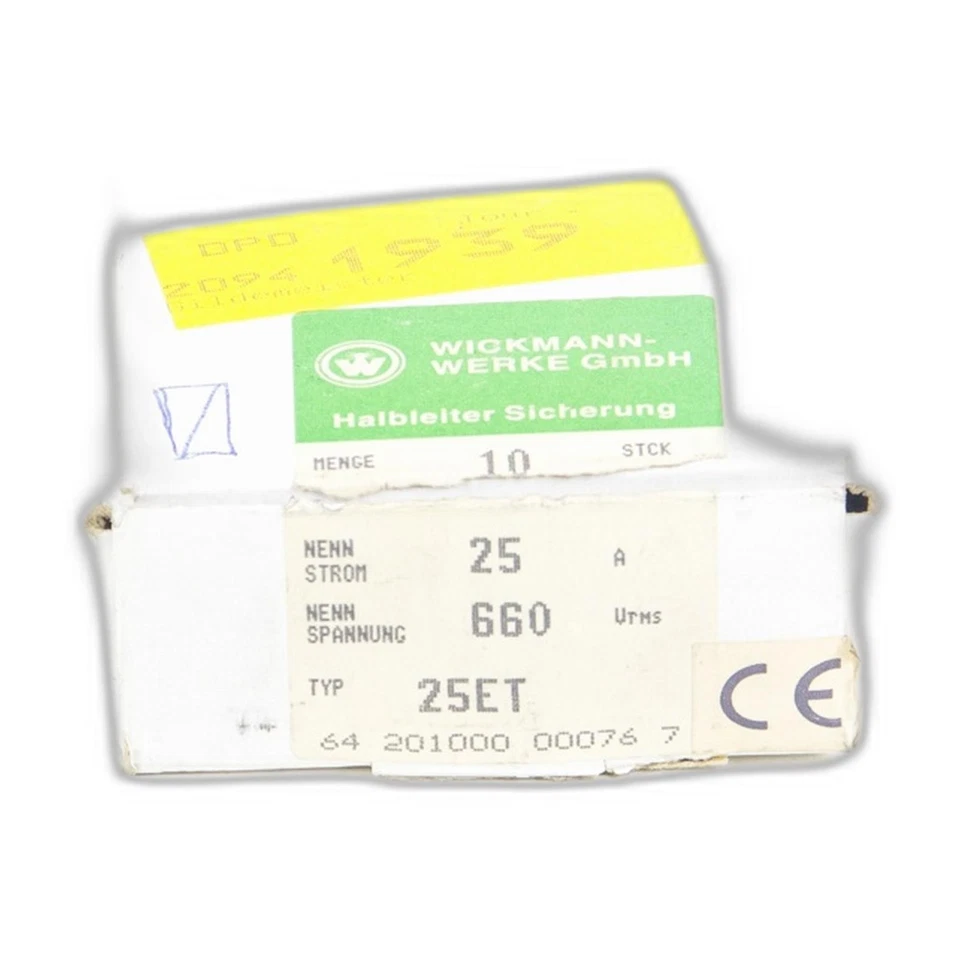 WICKMANN-WERKE | 25ET (Lot of 10pcs) | NEU | NSFP | ID908290004 New in stock ... - Image 2 of 4
