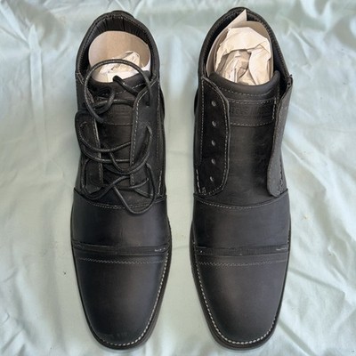 Men s Steve Madden Leeman Lace Up Boots Dark Grey Size 11 - Brand New in Box