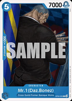 One Piece Mr.1(Daz.Bonez) (OP09-055) ST-25 Common Englisch Neu