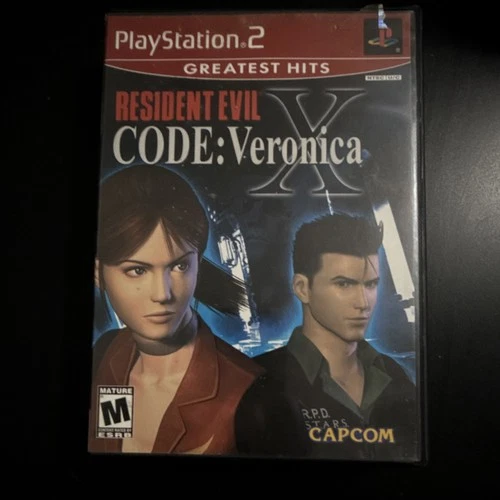 Resident Evil Code: Veronica X - Capcom PlayStation 2 PS2 NTSC-U/C Manual