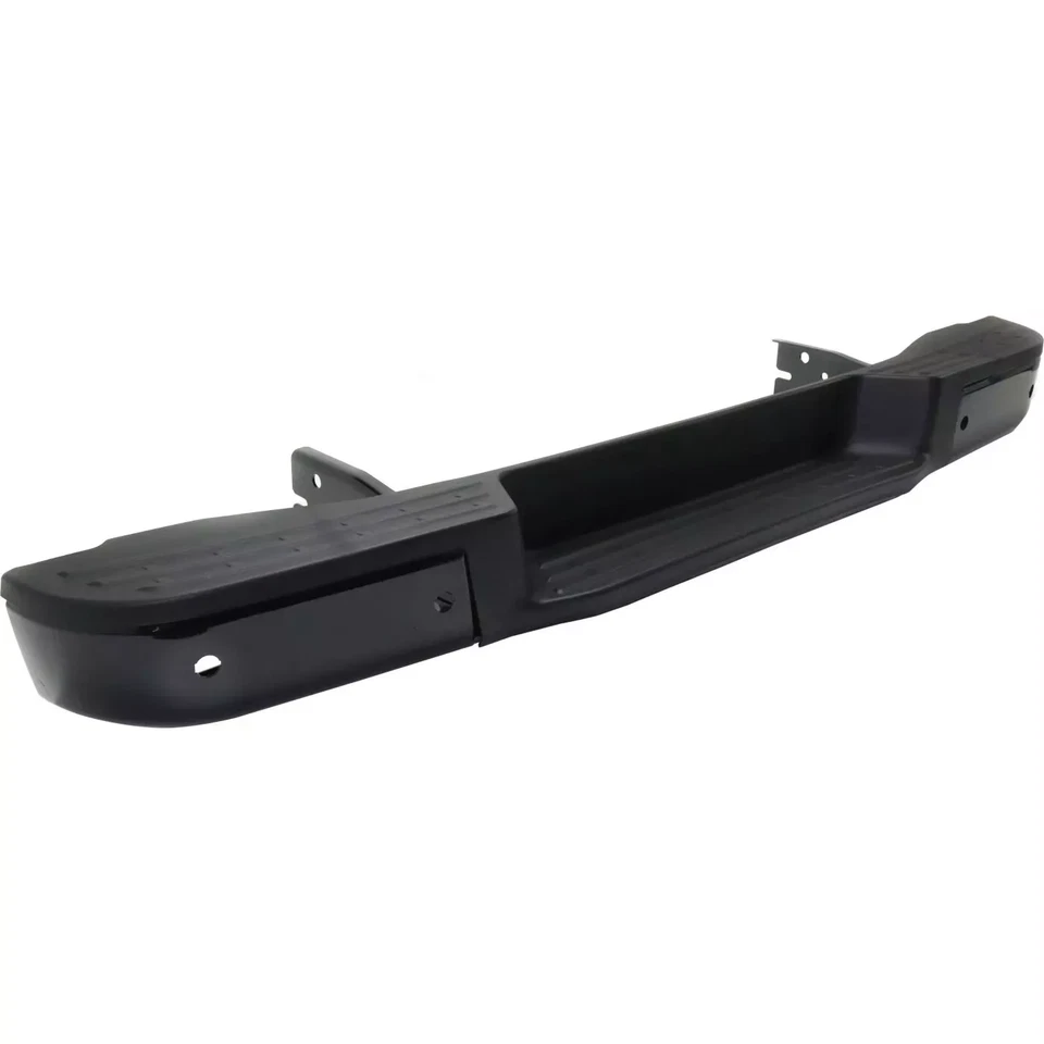 Black Rear Bumper Assembly W/ Park Fit For 2012-2021 Nissan NV1500 NV2500 NV3500 - Image 3 of 4