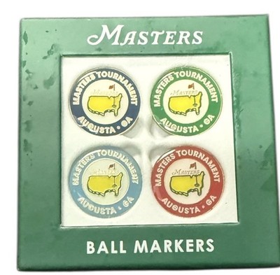 2026 Masters 4-pack Masters logo Ball Markers Augusta National