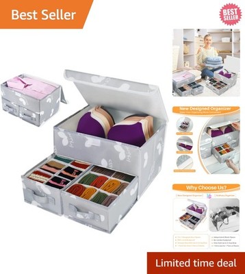 Dustproof Sock Organizer & Drawer Divider - Space-Saving Storage Solution
