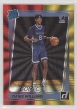 2021 Panini Donruss Rated Rookie Holo Red & Gold Laser Ziaire Williams #248 0pm
