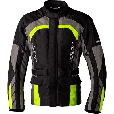 RST Alpha 5 Motorbike Motorcycle Touring Textile Jacket Fluo Yellow / Black