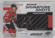 2023 Engrained 2019-20 Update Rookie Signature Shots /249 Adam Boqvist Auto x2o