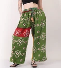 Women's Fashion Loose Fit Kantha Floral Print Straight Pant Wholesale Mix Lot