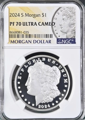 2024 S Morgan Silver Dollar $1 NGC PF70 Ultra Cameo