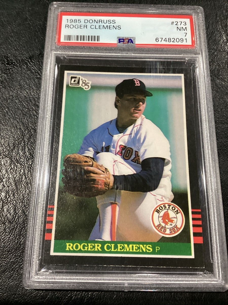 1985 Donruss Roger Clemens #273 PSA 7 NM RC Boston Red Sox Rookie