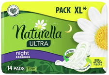 NATURELLA Ultra Night Kamille Damenbinden, 14 Stück