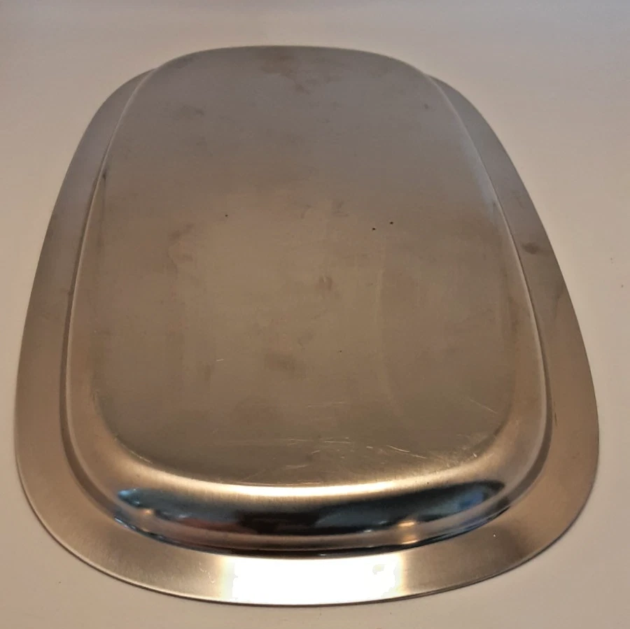 Crema y azucarero Michael Graves para Alessi con bandeja asas azules Inox 18/10 Foto 3 de 4