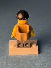 LEGO City Minifig cty0448 - Male Jail Prisoner - Light Scratches/No Cracks