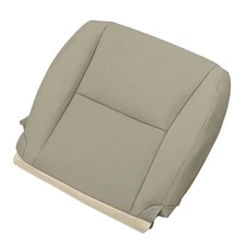  Driver Side Bottom Replacement Perforated Microfiber Leather Seat Cover Tan