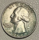 1964-D Washington Quarter 90% Silver Denver