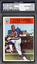 PSA DNA Rc Gale Sayers Auto 1966 Philadelphia Rookie Signed Autograph 1977 HOF