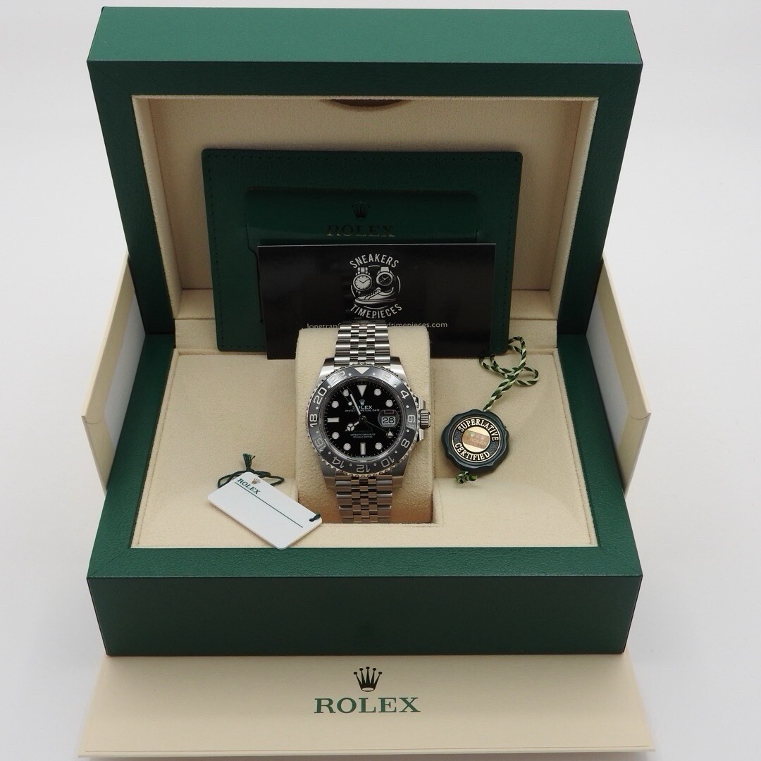 Rolex GMT Master II 126710GRNR Bruce Wayne Jubilee NEW 2025