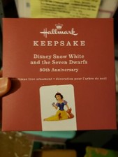 2018 Hallmark Disney Snow White Seven Dwarfs 80th Anniversary Ornament NIB NEW
