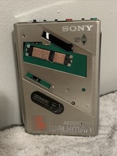 Vintage Sony Walkman WM-F202 Personal Cassette Tape Player/Recorder/PARTS ONLY