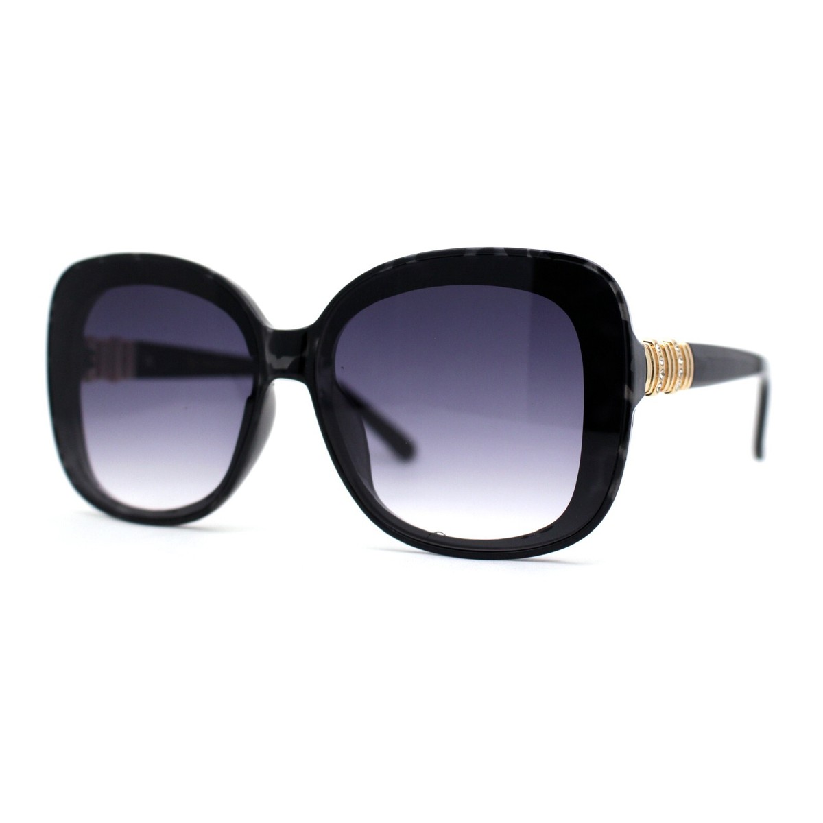Oversized Butterfly Sunglasses with Crystal Hinges P30587 Fashion Butterfly Wholesale Sunglasses - Frontier  main image 2