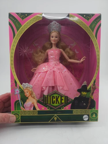 Wicked Deluxe Glinda Doll By Mattel In Original Box - Pink Dress & Crown - Wizar