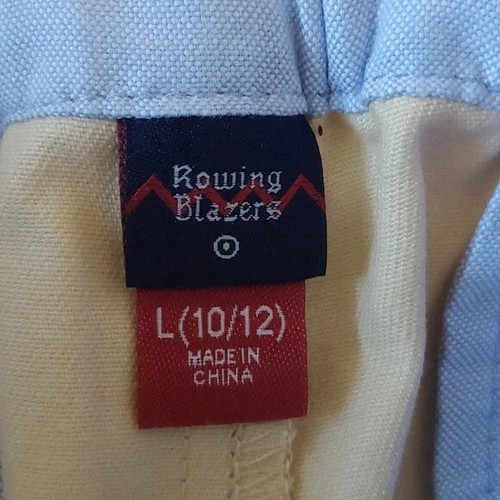 NWOT Rowing Blazers Youth Ivy Vine Print Khaki Pants Size L (10-12) - Picture 7 of 8