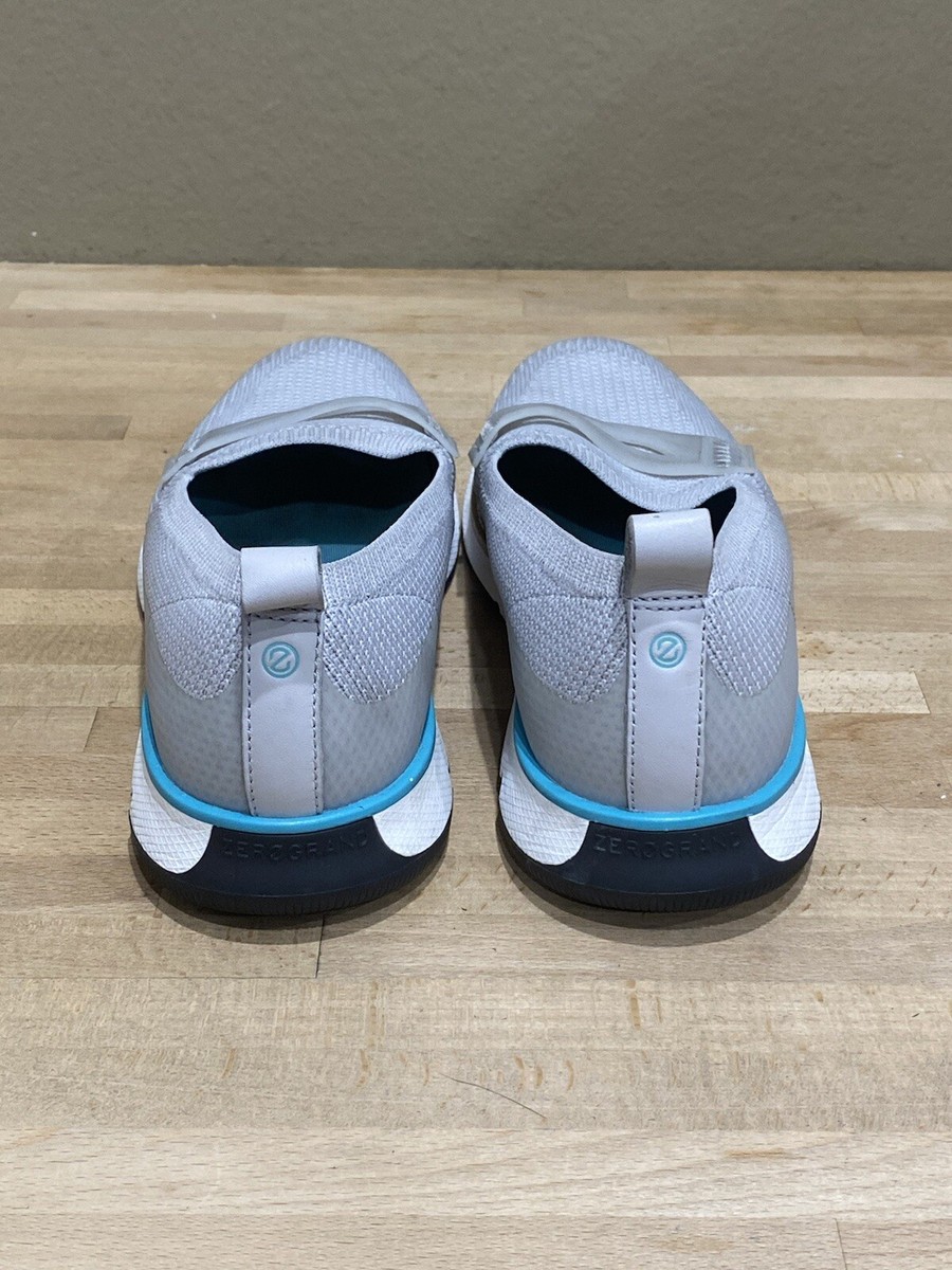 Cole Haan 4.ZeroGrand Stitchlite Penny Loafers Silver Gray  display picture 3